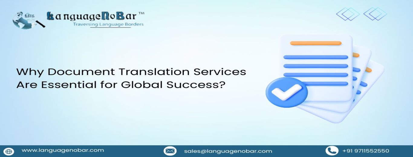 Why Document Translation Services Are Essential for Global Success?